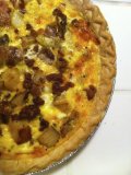 Potato Sausage Leek Quiche With Side Baby ...