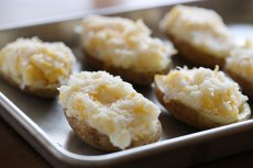 Broccoli and Cheese Twice Baked Potatoes