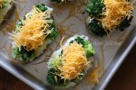 Broccoli and Cheese Twice Baked Potatoes