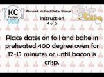 Almond Stuffed Dates Bacon - Kitchen Cat