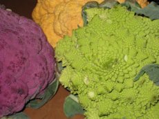 Colorful Cauliflowers ,Coral Broccoli Stir Fry