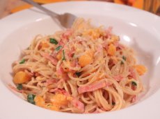 Smoked Ham and Butternut Squash Spaghetti – Short on Daylight, Long on Flavor