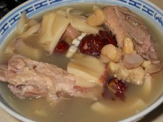 Conch, Conpoy and Pork Ribs Soup