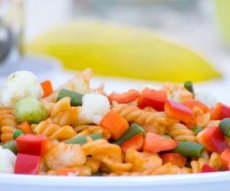 Rainbow Rotini Pasta Salad