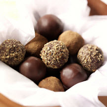 Creamy Truffles with Fruit-Flavored Cheese