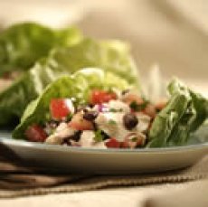 Tuna and Black Bean Salad Wraps
