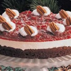 Cranberry Brownie Torte