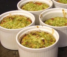 Quick Broccoli Bake, Soufflé-Like