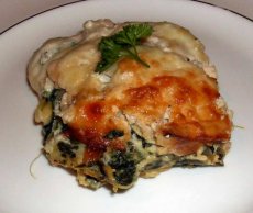 Crab and Spinach Lasagna