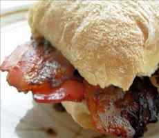 The Great British Bacon Butty - Bacon Sandwich