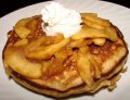 Spicy Apple Gingerbread Pancakes