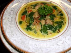 Quick and Easy Curried Turkey Soup