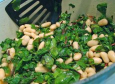 Spicy Swiss Chard & Beans