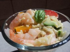 Shrimp and Orzo Salad With Citrus Vinegrette