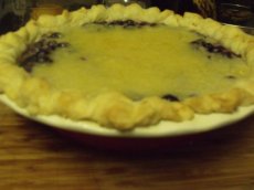 Blueberry Cobbler Pie