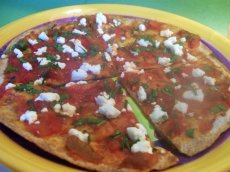 Tostadas With Goat Cheese and Salsa