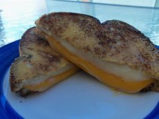 Parmesan-Crusted Grilled Cheese Sandwich