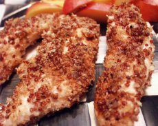 Quinoa Crusted Chicken Fingers
