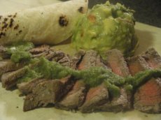 Brazilian Marinated Steaks With Chile Lime Sauce