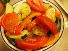 Garden Salad With Italian Dressing