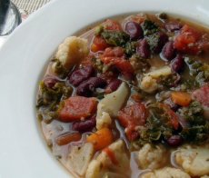 Healthy Bean Soup With Kale