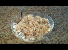 Grape Salad With Brown Sugar Pecan Topping. Video Recipe