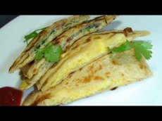 How to make Masala Egg Paratha - Indian Snack Recipes
