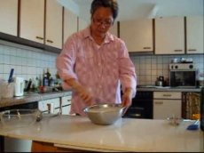 German Thin Pancake Part 1 - Making Batter Recipe Video