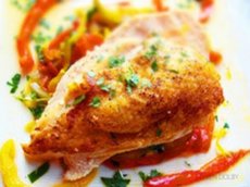How to cook chicken breast with a pepper pot sauce