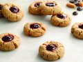 Raspberry-Chocolate Thumbprint Cookies