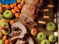 Roast Pork Loin with Gingerbread Stuffing