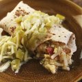 Smothered Green Chile Breakfast Burritos