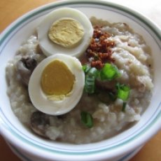 Chicken & Mushroom Porridge Recipe