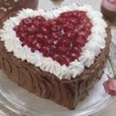 Chocolate Cherry Valentine Torte Recipe