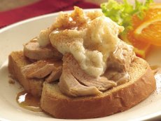 Slow Cooker Open-Face Turkey Dinner Sandwiches