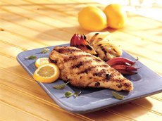 Grilled Lemon Chicken with Fennel and Onion