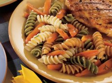 Dilly Buttered Carrots and Rotini