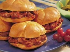 Barbecued Roast Beef Sandwiches