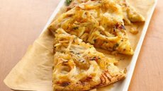 White Chicken Pizza with Caramelized Sweet Onions