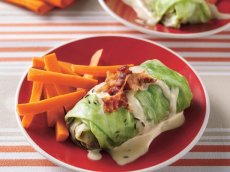 Cabbage Rolls in Creamy Bacon Sauce