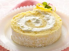 Lemon Cream Rolled Cake