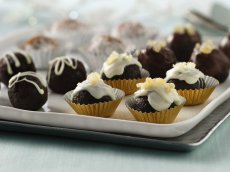 Bourbon-Spiked Ginger Brownie Truffle Balls