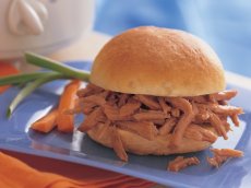 Slow Cooker Spicy Molasses Pulled-Pork Sandwiches