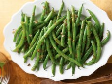Green Beans with Glazed Shallots in Lemon-Dill Butter