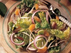 Tossed Greens with Sesame and Oranges