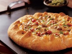 Salsa Pizza with Cheese Crust