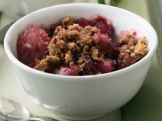 Raspberry-Pear-Granola Crisp