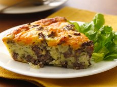 Gluten Free Impossibly Easy Cheeseburger Pie