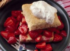 Pat-in-the-Pan Strawberry Shortcake