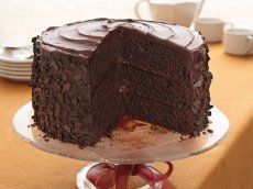 “All-the-Stops” Chocolate Cake